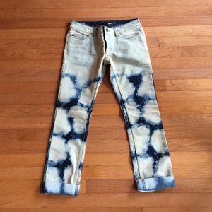 NWOT Vans tie dye skinny jeans